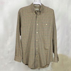 Orvis Plaid Button Down Shirt Large